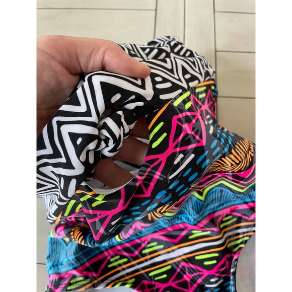 Art Class Multicolor Aztec Girls Onepiece Swimsuit - Picture 2 of 5